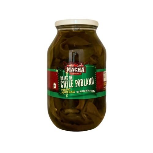 Macha Strips Poblano Chilli 908gr