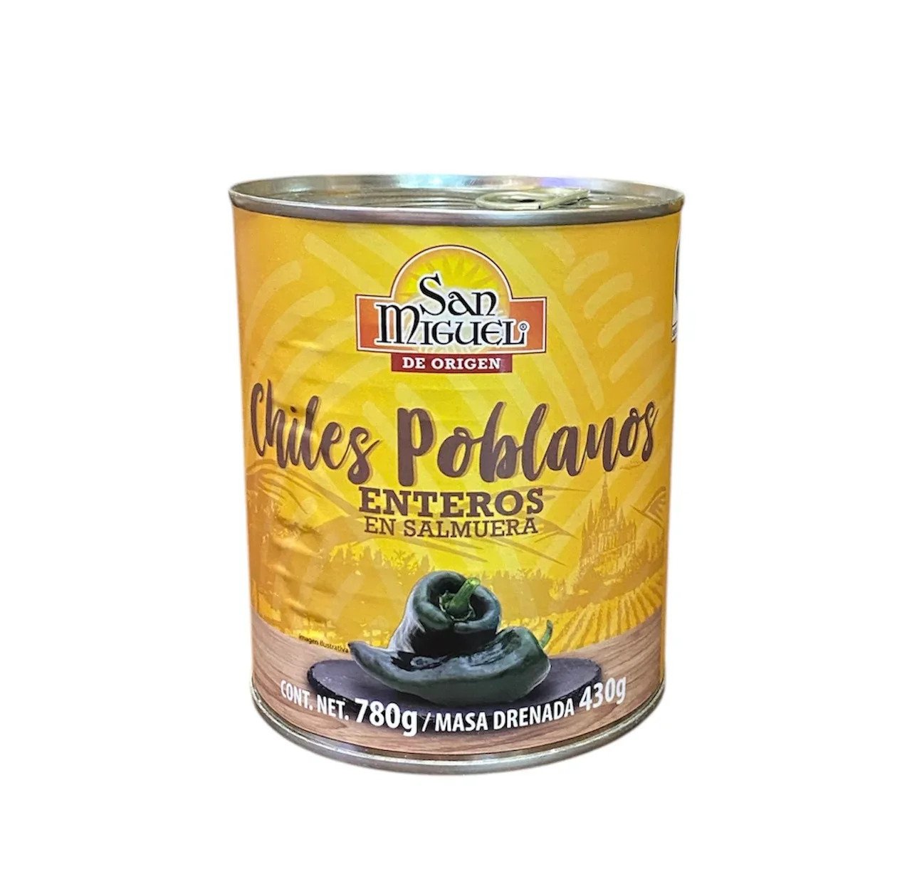 San Miguel Whole Poblano Chilli 780g - Image 2