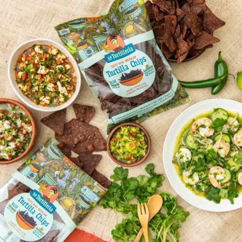 La Tortilleria Blue Corn Totopos (1kg)