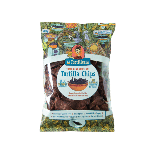 La Tortilleria Blue Corn Totopos (200g)