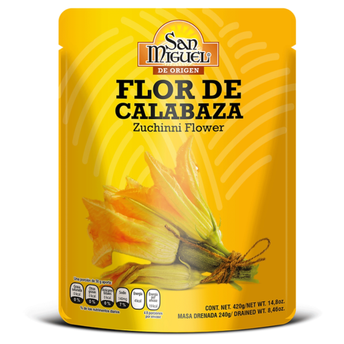 Zuccini flower San Miguel 420g Flor de calabaza