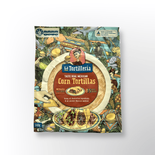 La Tortilleria 14.5cm Nixtamal Corn Tortillas (330g)