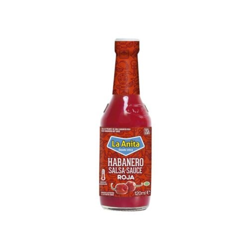 La Anita Red Habanero Hot Sauce – Salsa de Chile Habanero Roja 120ml