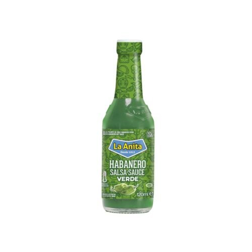 La Anita Green Habanero Hot Sauce – Salsa de Chile Habanero Verde 120m
