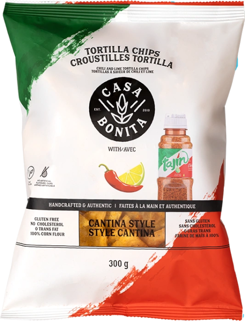 Casa Bonita Tortilla Chips Chili & Lime (Tajín Style) - 300g