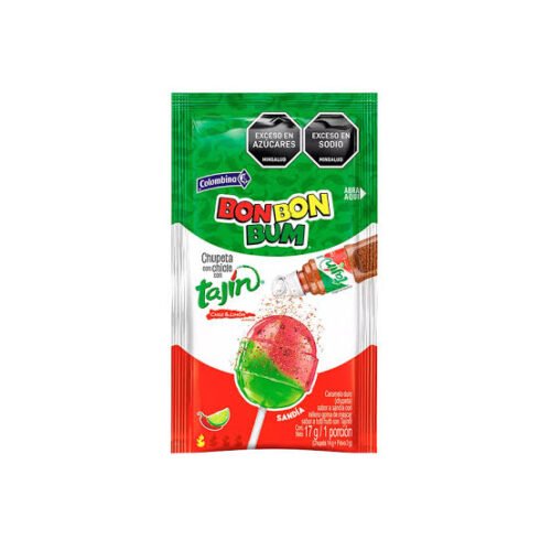 Bon Bon Bum Tajín Sandía Lollipop